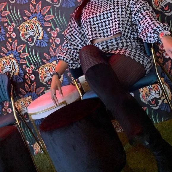 Houndstooth Skirt Set - Picture 1 of 4